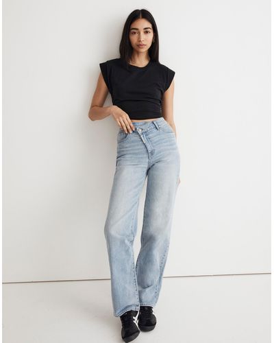 MW Madewell X Molly Dickson Crossover Baggy Straight Jeans - Blue