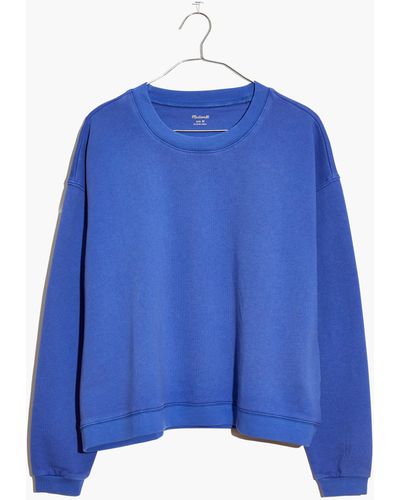 MW (re)sourced Cotton Swing Sweatshirt - Blue