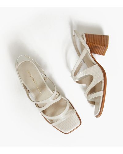 MW Intentionally Blank Leather If Sandals - White