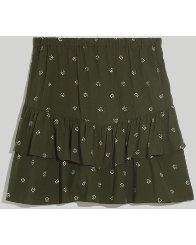 MW Plus Pull-on Mini Skirt - Green