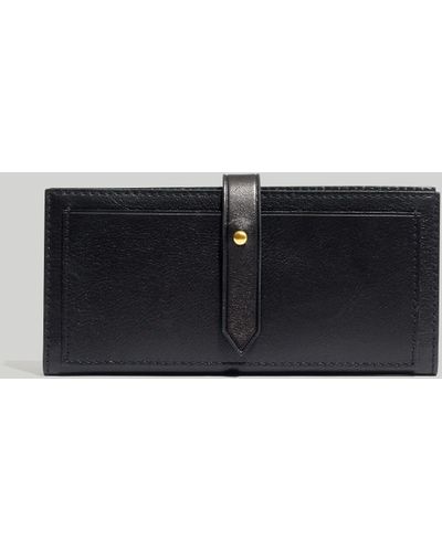 MW The Leather Post Wallet - Black