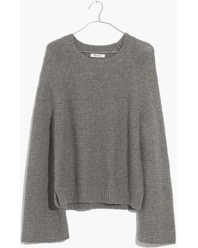MW Wide-sleeve Pullover Jumper - Grey