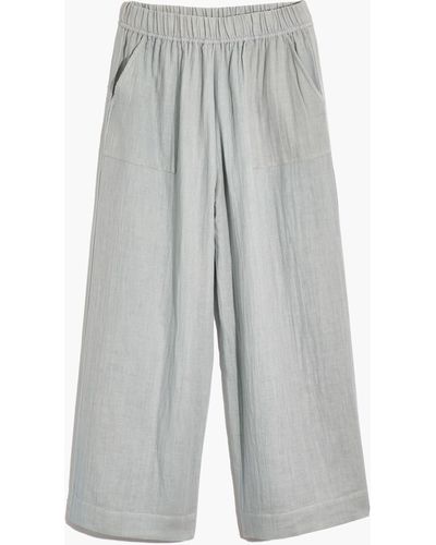 MW Madewell X Laude The Label Everyday Crop Trousers - White