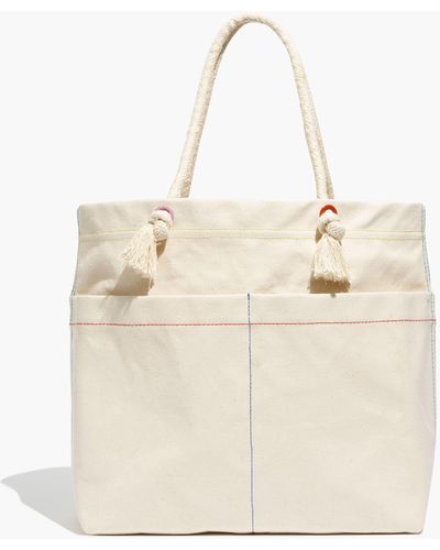 MW The Canvas Transport Tote: Corded Handle Edition - Natural