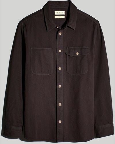 MW Garment-dyed Work Shirt - Black