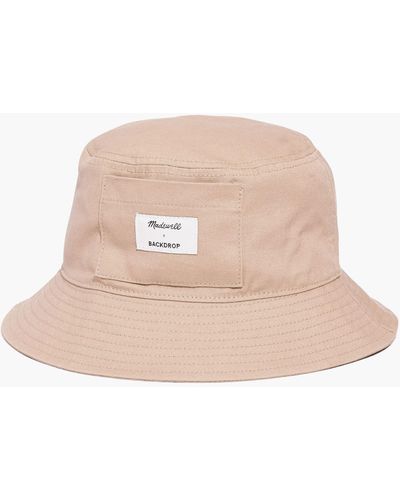 MW Madewell X Backdrop Canvas Bucket Hat - Natural