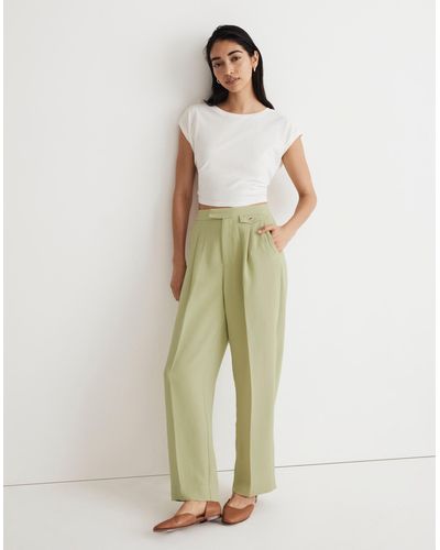 MW The Rosedale High-rise Straight Pant - Natural