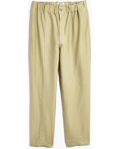 MW Plus Tapered Huston Pull-on Crop Pants - Yellow