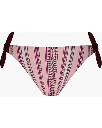 MW Lemlemtm Neela Side-tie Bikini Bottom - Pink