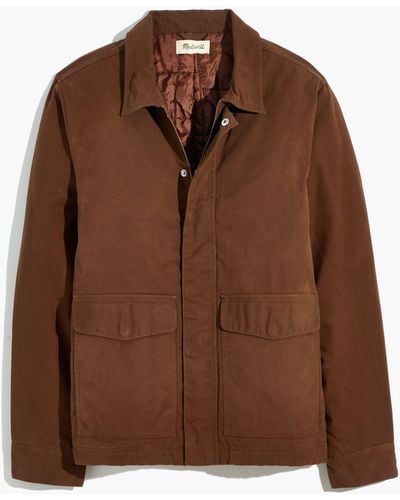 MW Waxed Cotton Work Jacket - Brown