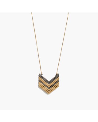 MW Arrowstack Necklace - White