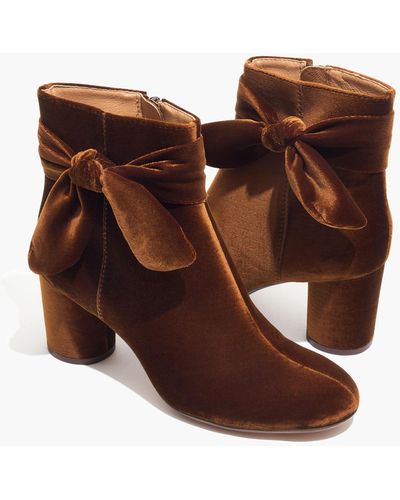 MW The Esme Bow Boot - Brown
