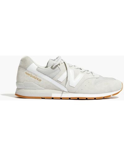 MW New Balance® Leather 996 Trainers - White