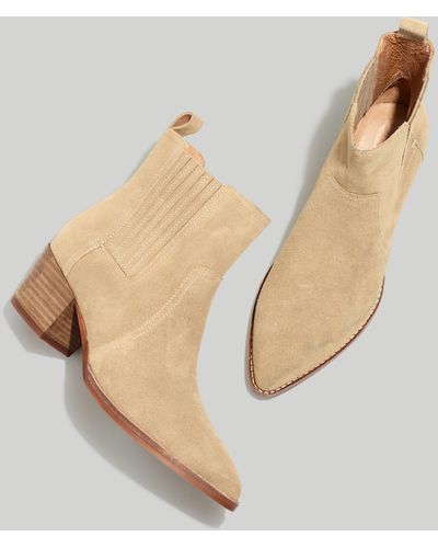 MW The Western Ankle Boot - Natural