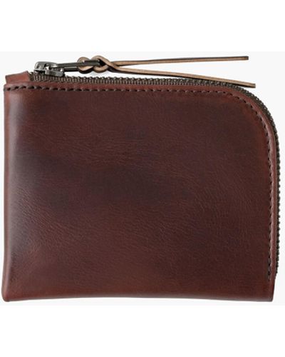 MW Makr Leather Zip Luxe Wallet - Purple