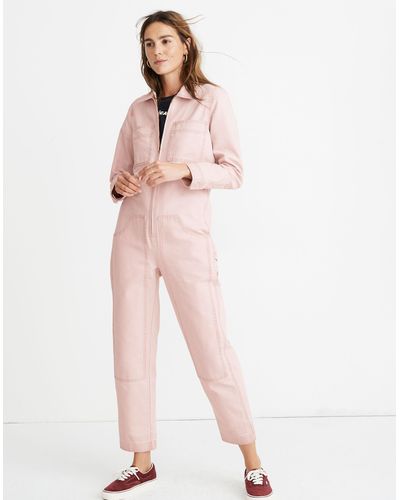 MW Madewell X Dickies® Zip Coverall Jumpsuit - Pink