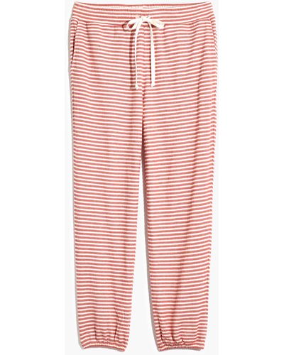 MW Striped Saunter Lounge Trousers - Pink