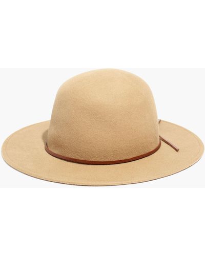 MW Madewell X Biltmore® Domed Felt Hat - Natural