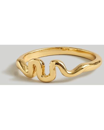 MW Squiggly Ring - White