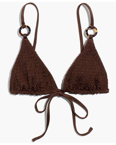 MW Palm Isadore String Bikini Top - Brown