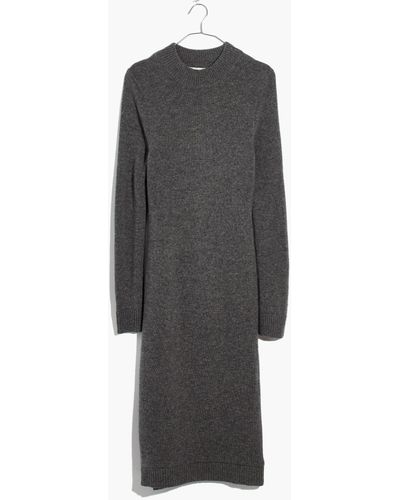 MW Cashmere Midi Sweater-dress - Gray