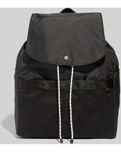 MW The L (re)sourced Ripstop Nylon Backpack - Black