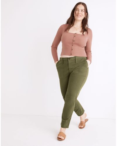 MW The Mid-rise Perfect Vintage Pant - Green