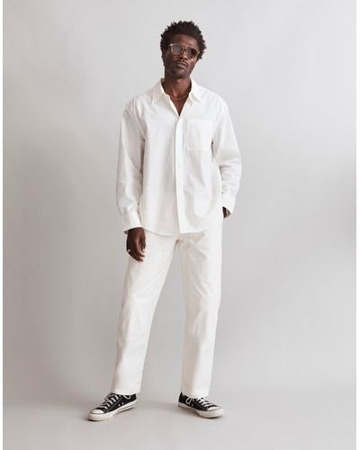 MW Poplin Easy Long-sleeve Shirt - White