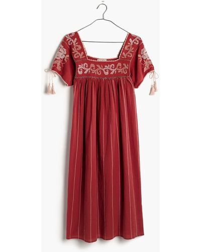Madewell Ulla Johnson™ Embroidered Tunic Dress