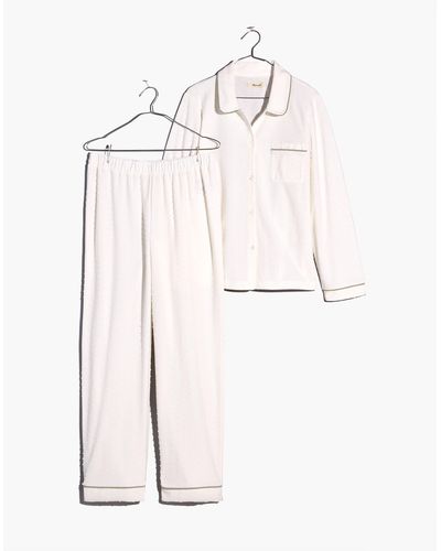 MW Swiss Dot Pyjama Set - White