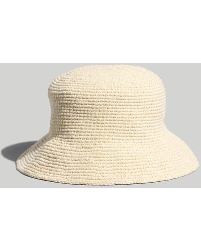 MW Crocheted Bucket Hat - Natural