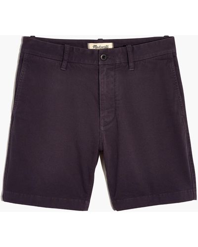 MW 7" Chino Shorts - Blue