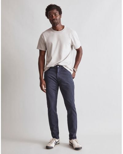 MW Garment-dyed Athletic Slim Jeans - Blue