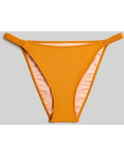MW Mid-rise Scrunchy Bikini Bottoms - Multicolor