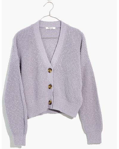 MW Plus Greywood Crop Cardigan Sweater - Multicolor