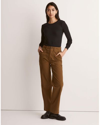 MW The Perfect Vintage Wide-leg Pant: Utility Edition - Multicolor