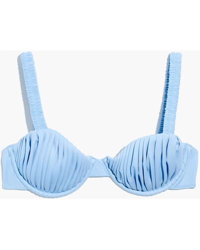 MW Palm Flavia Bikini Top - Blue