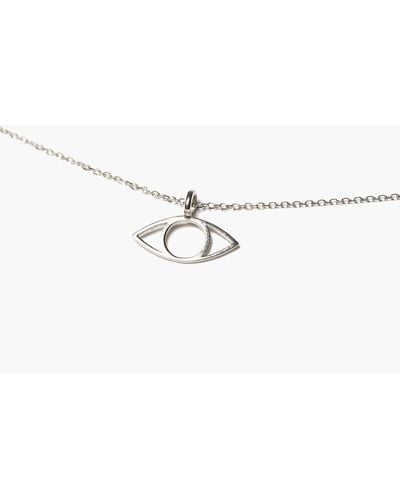 MW Odette New York® Eye Necklace - White