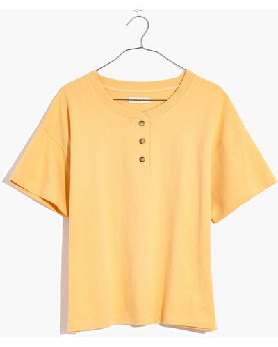 MW Parkview Henley Tee - Yellow