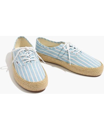 MW Vans® Authentic Lace-up Espadrille Sneakers - Blue