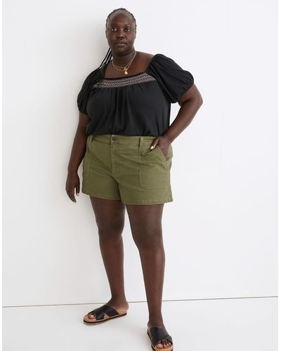 MW Plus The Perfect Vintage Fatigue Short - Green