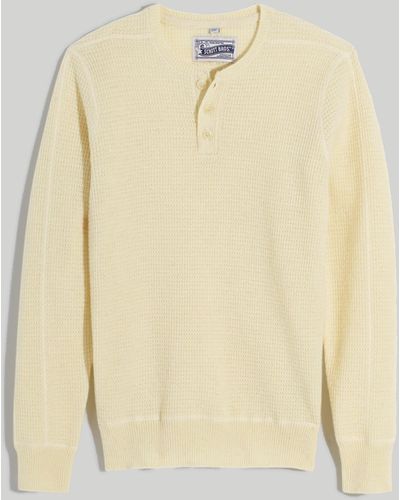 MW Schott Nyc® Henley Jumper - Natural