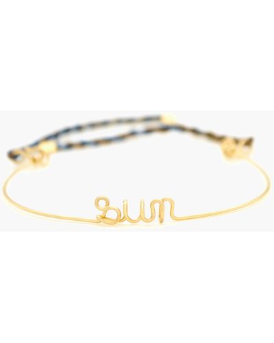 MW Atelier Paulintm Sun Corded Bracelet - Metallic