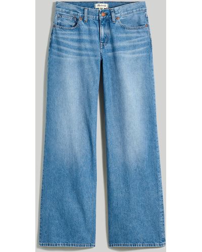 MW Low-rise Superwide-leg Jeans - Blue