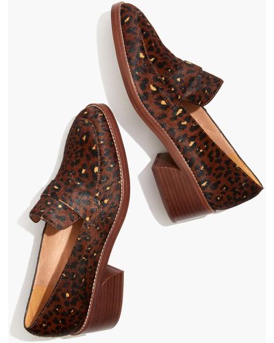 MW The Alex Heeled Loafer - Brown