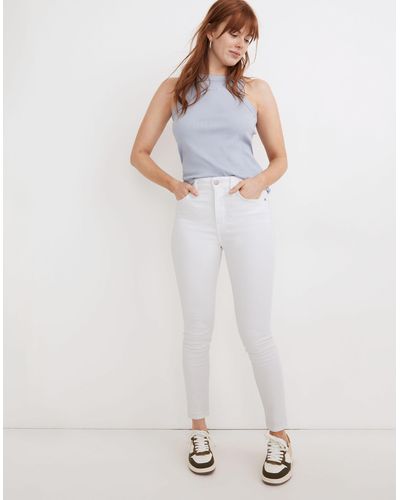 MW Curvy High-rise Skinny Jeans - White
