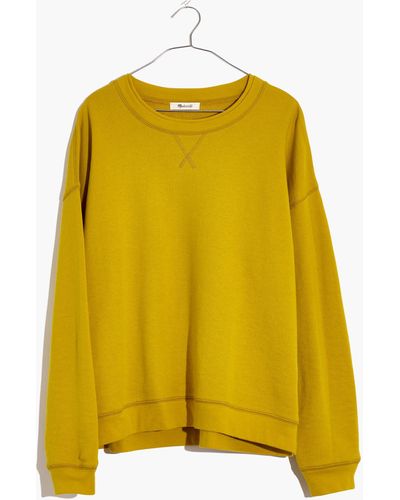 MW Double-crewneck Sweatshirt - Yellow