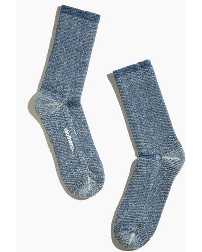 MW Drutherstm Merino Wool House Socks - Blue