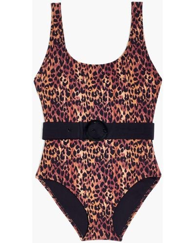 MW Solid & Striped® Anne-marie One-piece Swimsuit - Multicolor