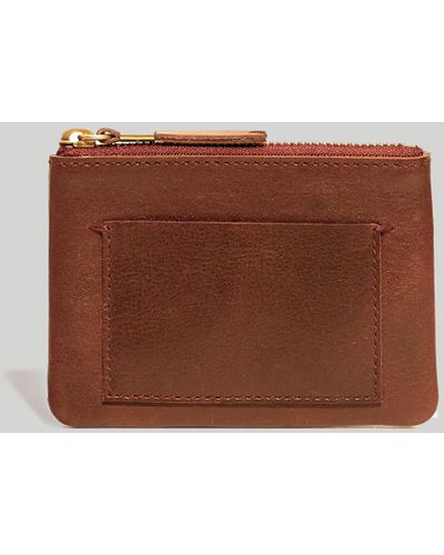 MW The Leather Pocket Pouch Wallet - Brown